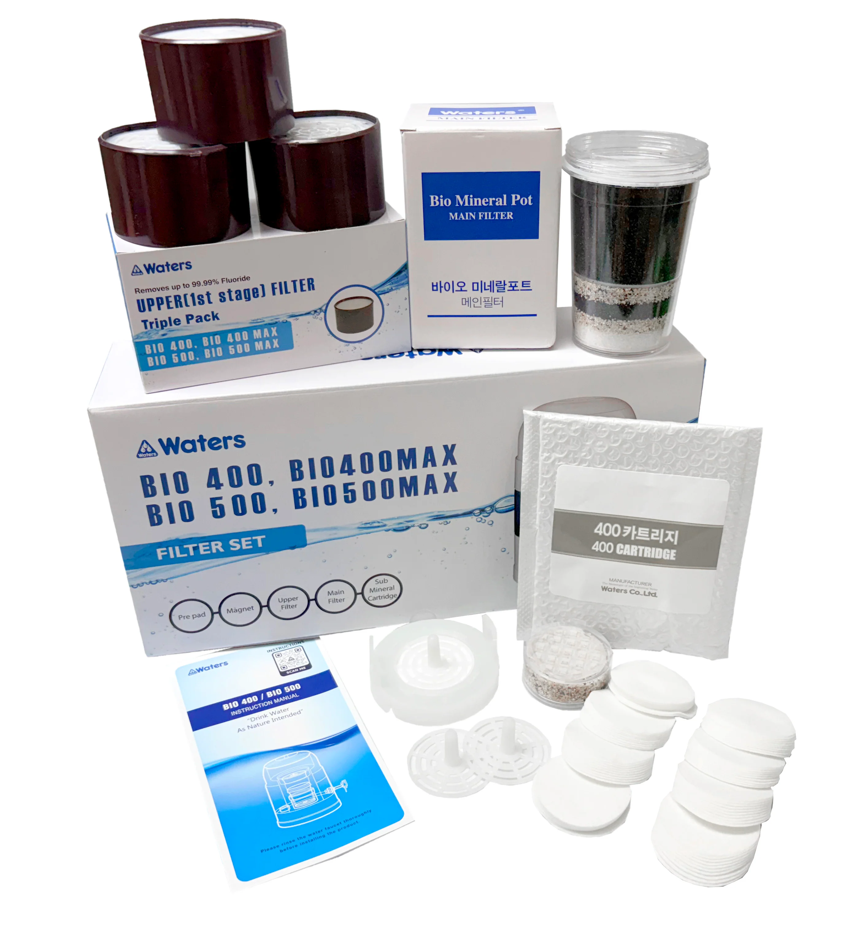 Bio 400/500 18 Month Replacement filter set